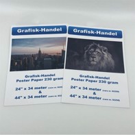 Säästä rahaa tulosteissasi Grafisk-Handelsin uudella paperilla! 